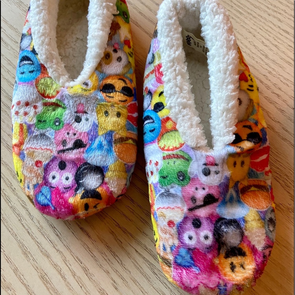 Iscream kid emojis slippers